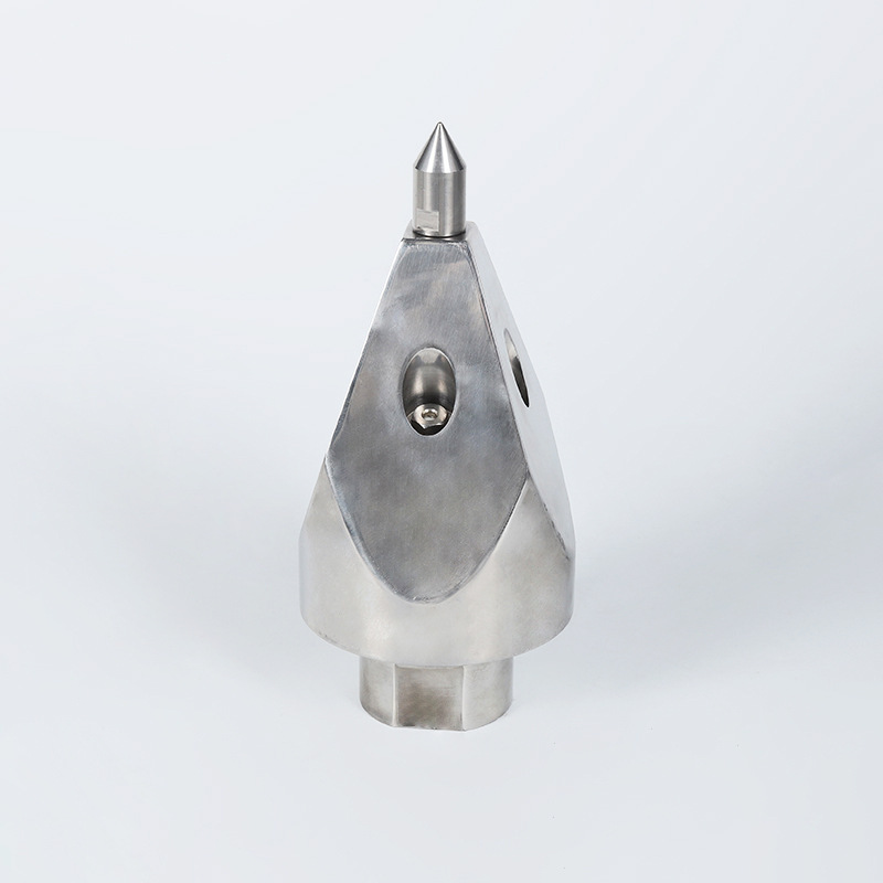 Rengjøring av høyt trykk og ublokkerende roterende dyse