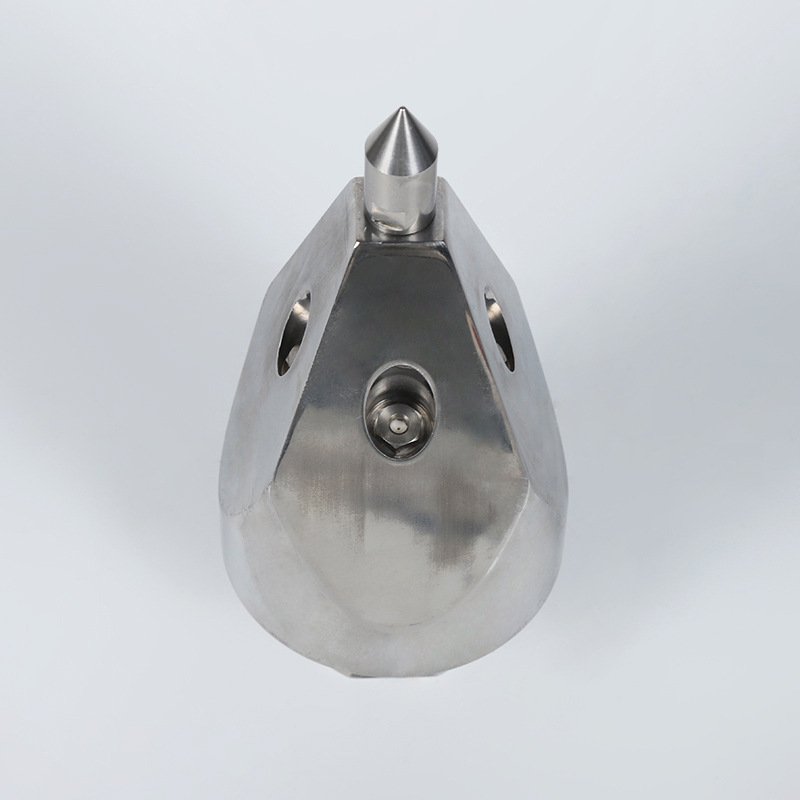 Rengjøring av høyt trykk og ublokkerende roterende dyse