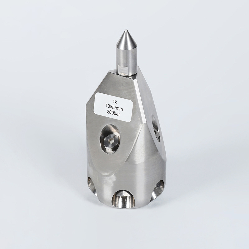 Rengjøringsmaskin rustfritt stål Rør Høyt trykkpunktering Dyse