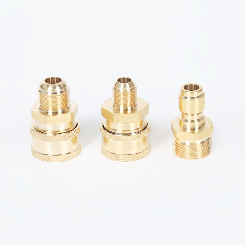 Høytrykk bilvaskemaskinrensemaskin kobber 3/8 rask plugg