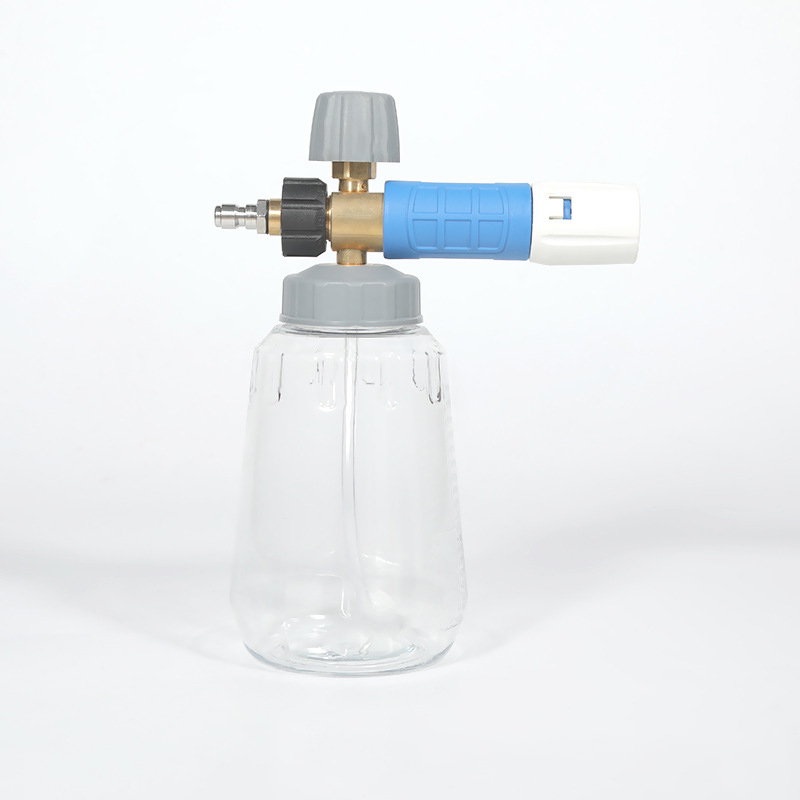 Kommersielt høyt trykk Gjennomsiktig bilvask PA Pot stor munnskumpotte