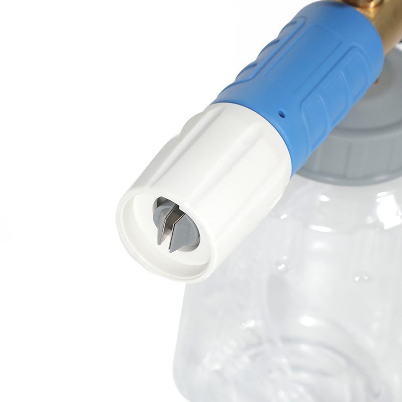 Kommersielt høyt trykk Gjennomsiktig bilvask PA Pot stor munnskumpotte