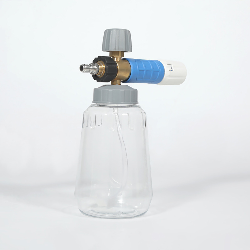 Kommersielt høyt trykk Gjennomsiktig bilvask PA Pot stor munnskumpotte