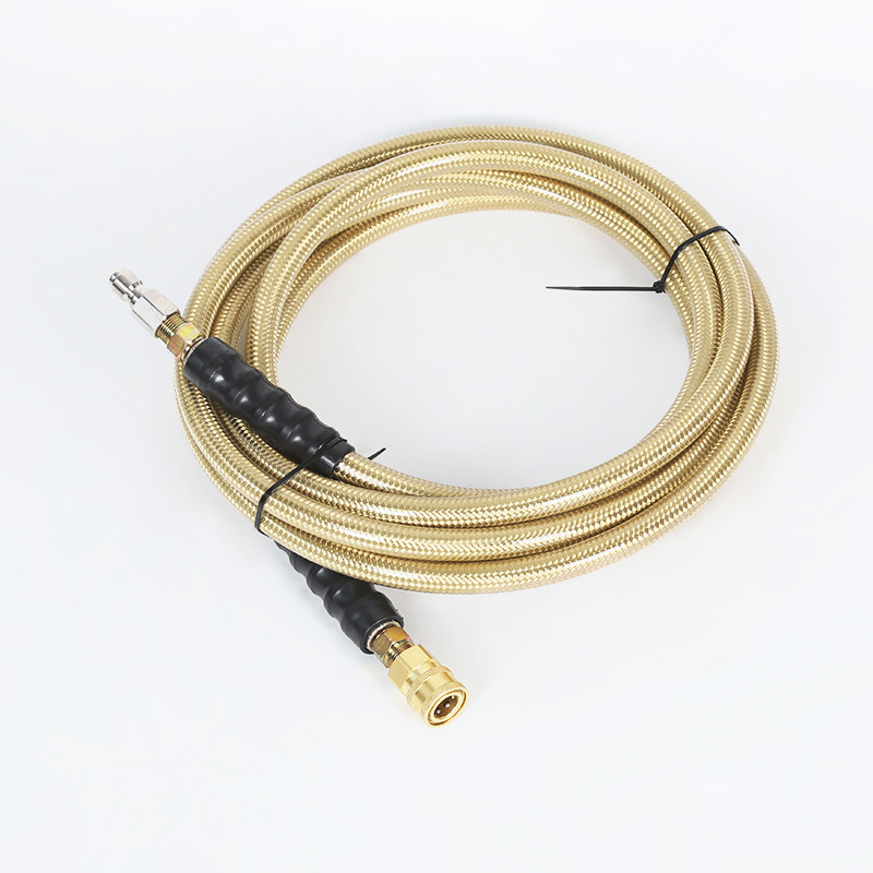 Rustfritt stål metall hybrid flettet høyt trykkslange