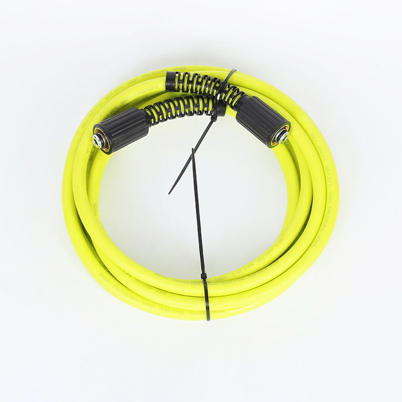 Husholdningens høytrykksrengjøringsmaskin slitasje-motstandsdyktig flettet vannuttakslange