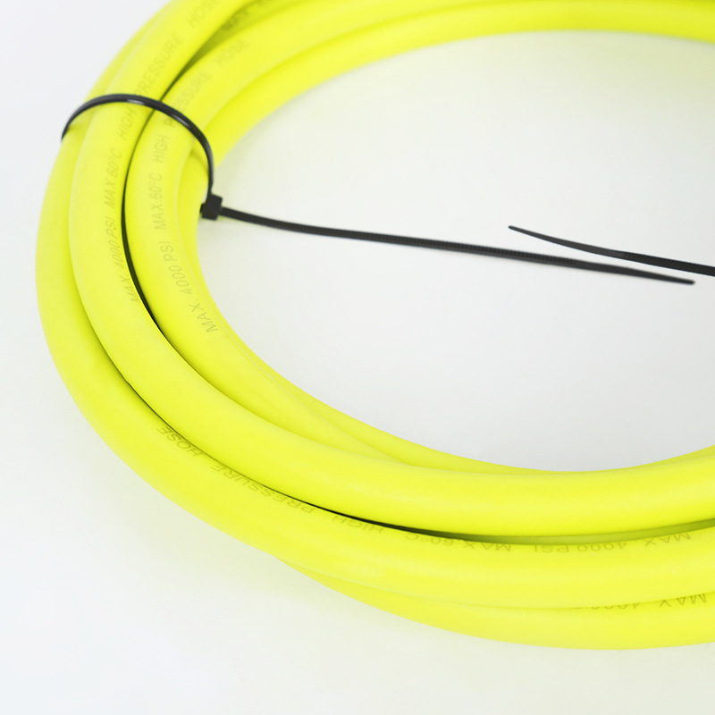 Husholdningens høytrykksrengjøringsmaskin slitasje-motstandsdyktig flettet vannuttakslange