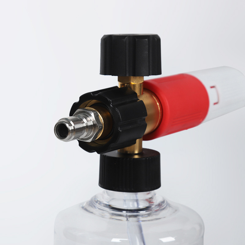 Høytrykk hurtig-plugg gjennomsiktig sektorformet PA-bilvask skumpotte