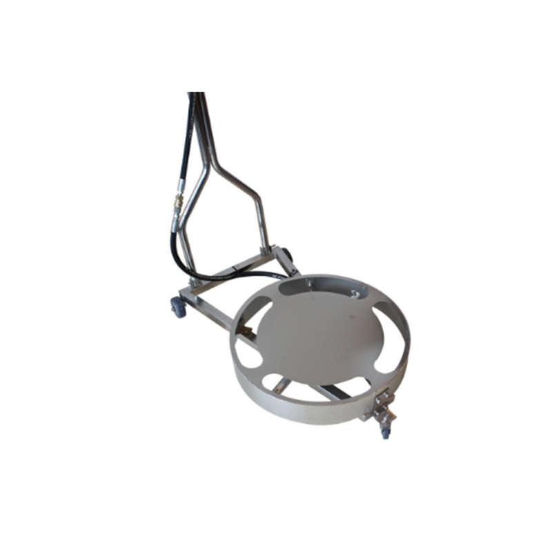 Høyt trykk rustfritt stål overflaterenser med hjul